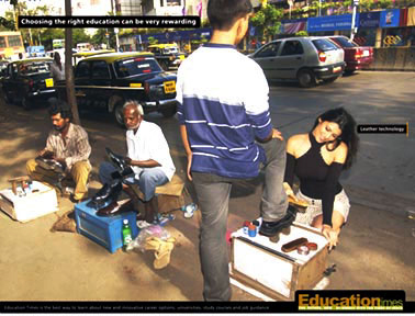 press campaign-education times,for times of india, rediffusion